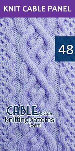 Knit Cable Panel Pattern 48, its FREE Knit Cable Panel Pattern 48, its FREE
