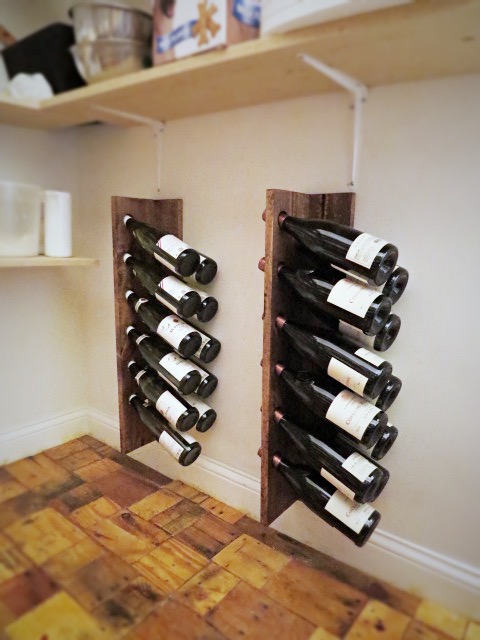 wall mount wine racks