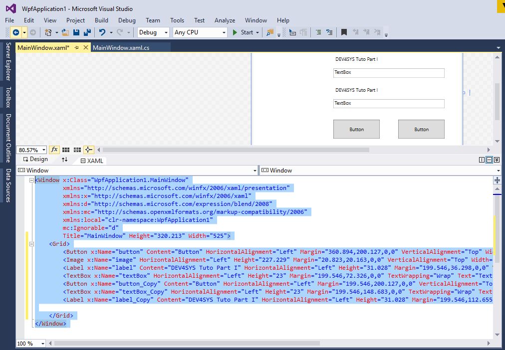 Create Wpf Xaml Powershell Gui Form With Visual Studio