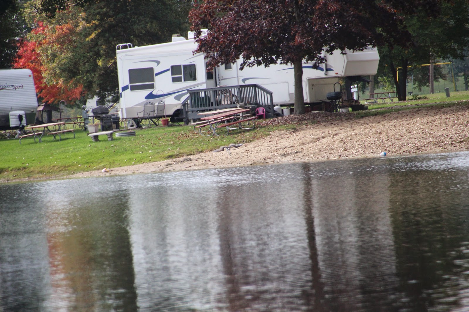 On The Road Full Time Rving Haas Lake New Hudson MI Misc Pictures