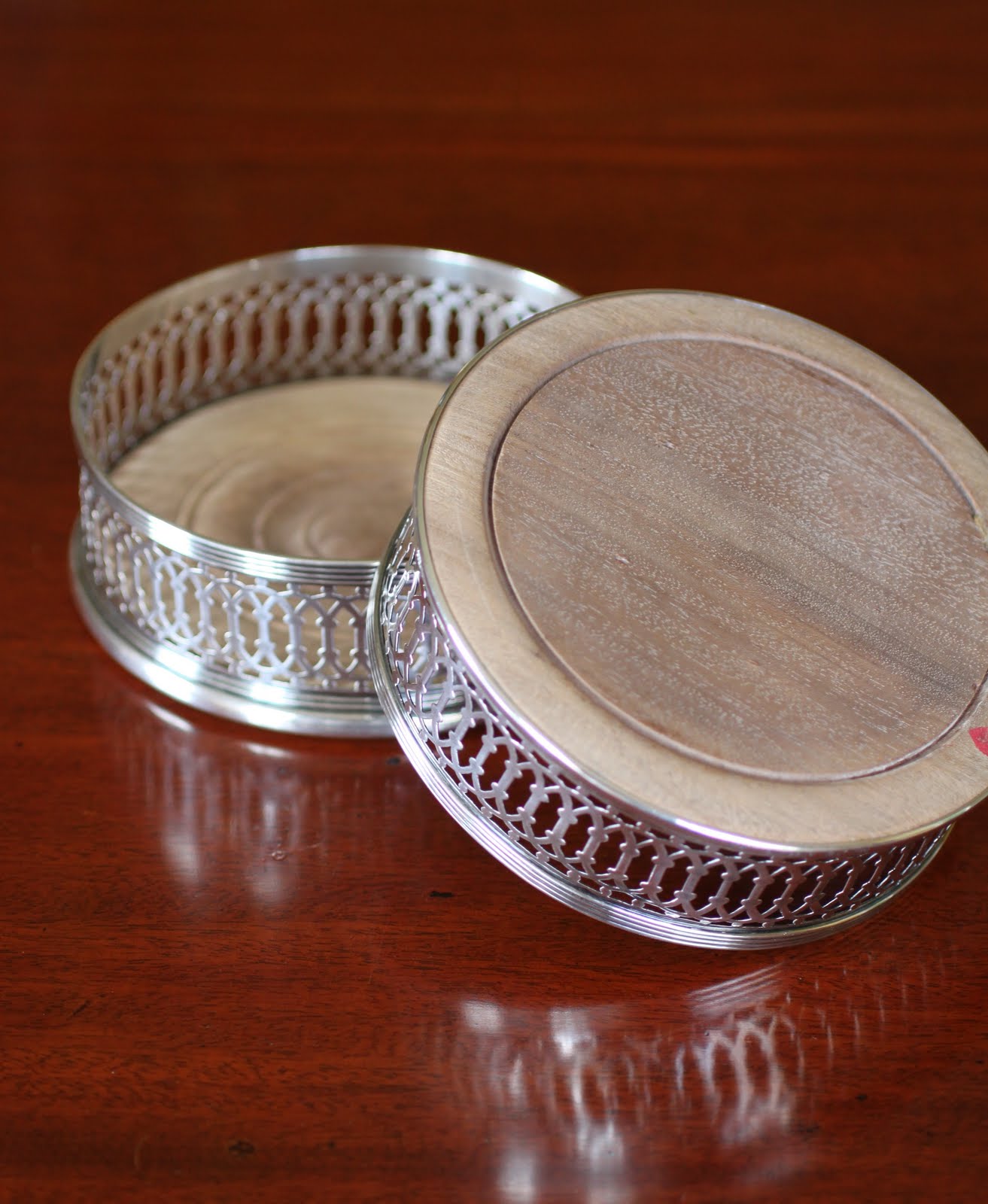 Reggie Darling Antique Wine Coasters, Why So Wide?