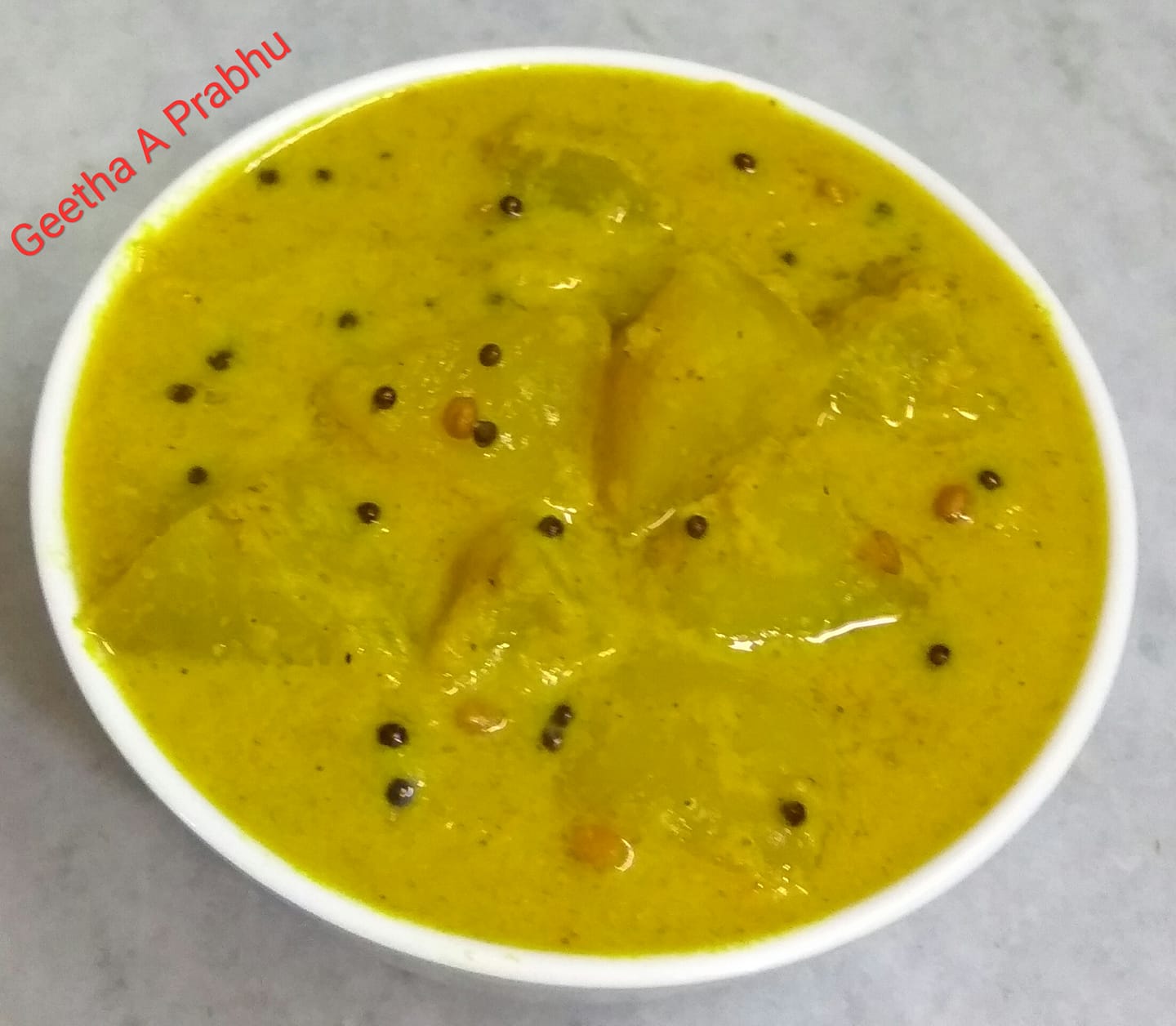 Cooking With Geetha PAPAYA PHAL PATHAL SUKKE( Konkani recipe)