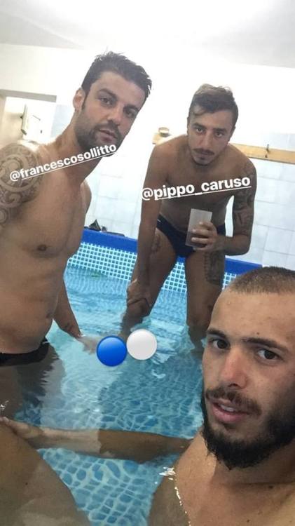 Footballers In Underwear Francesco Collitto And Filippo Caruso