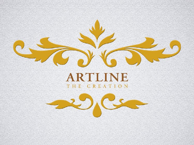 Classic Vintage Floral Vector Artline Template Artline Feel The