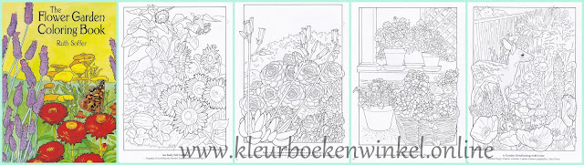 kleurboek flower garden