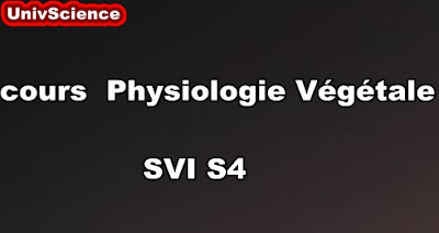 Cours De Physiologie Végétale SVI S4 PDF