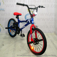 Sepeda BMX United Jumper-X Freestyle Blue Red 20 Inci