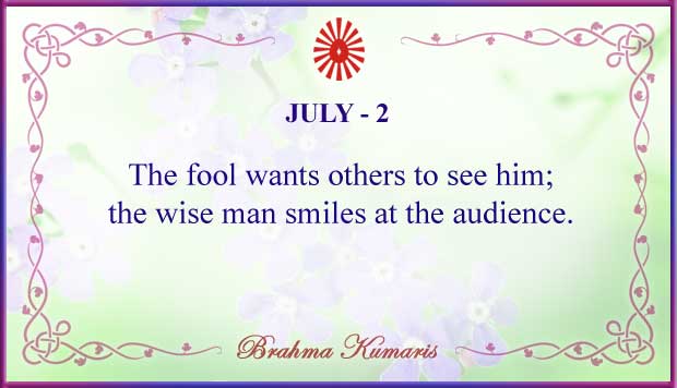 July 2 Thought For The Day July 2