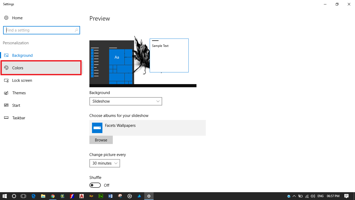 Change Windows 10 Theme [Dark Mode]