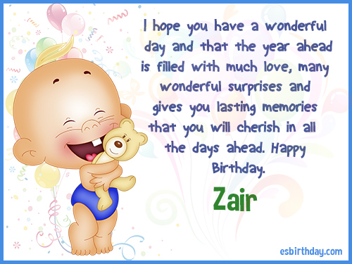 Zair Happy birthday Zair Happy birthday