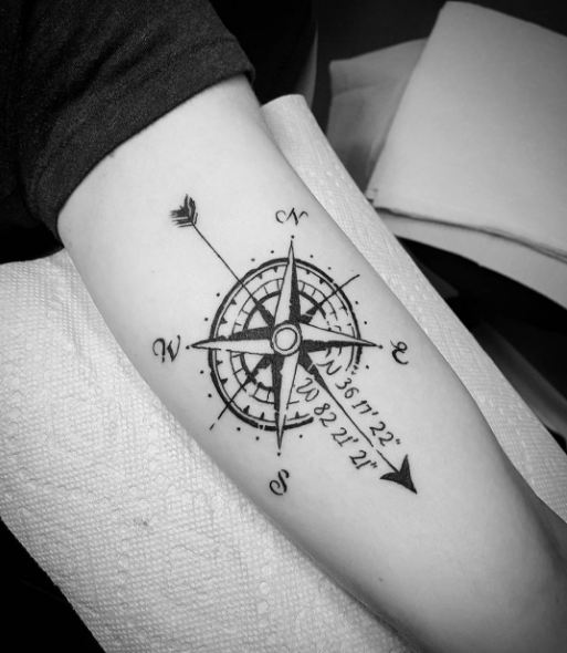 50 Compass Tattoos For Men 2019 Designs Meanings Page 2 Of 5