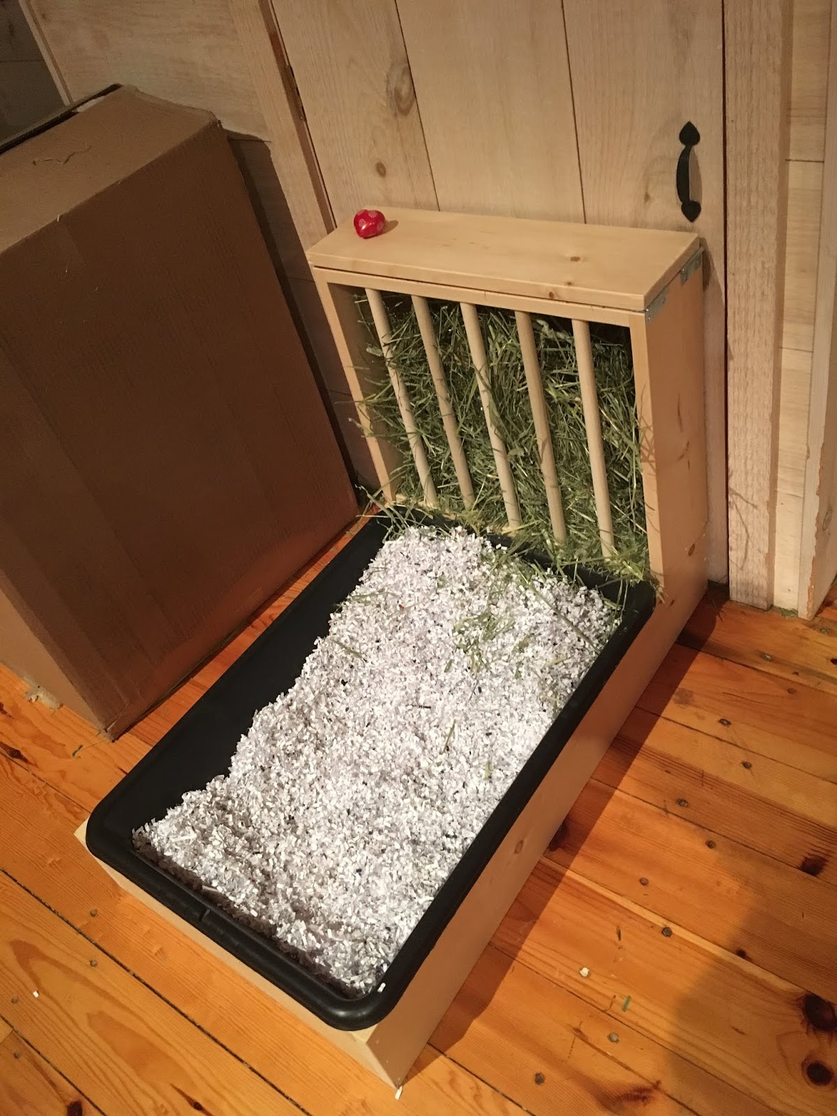 Bunny Hay Rack/Litter Pan Combo