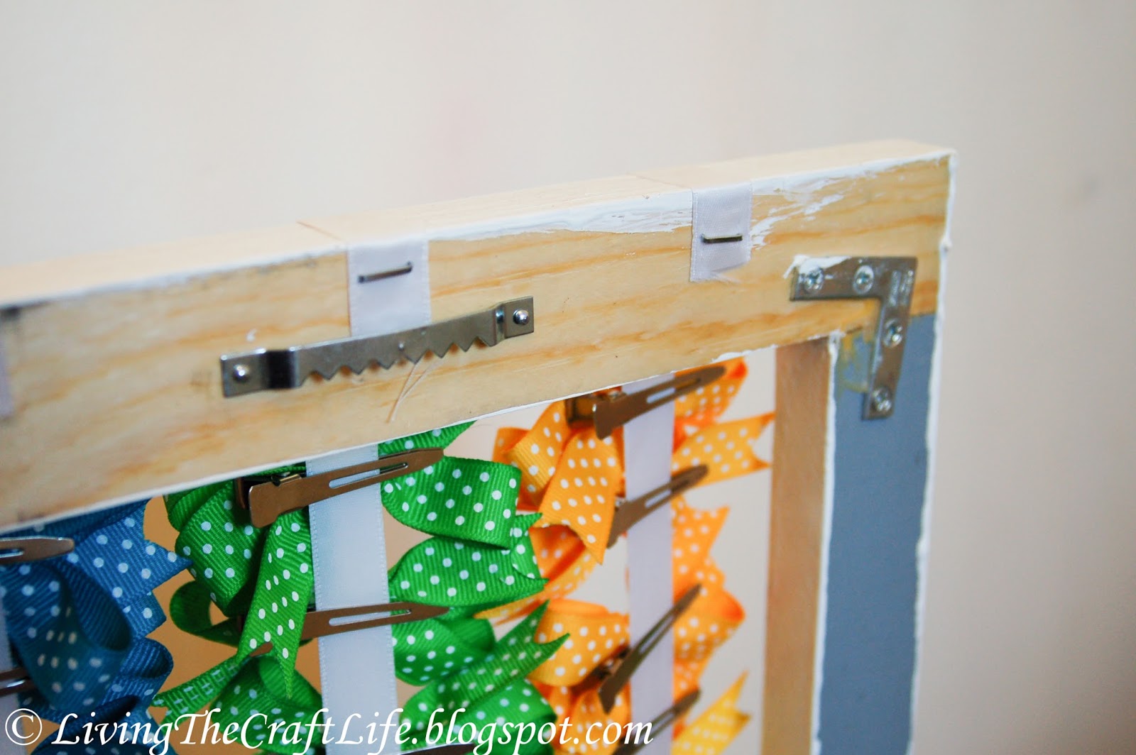 Living the Craft Life DIY Hair Bow Holder