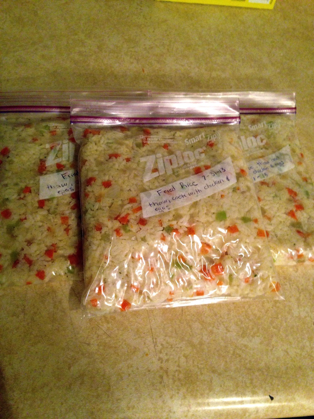 Freezer Fried Rice Save Time and Save Money