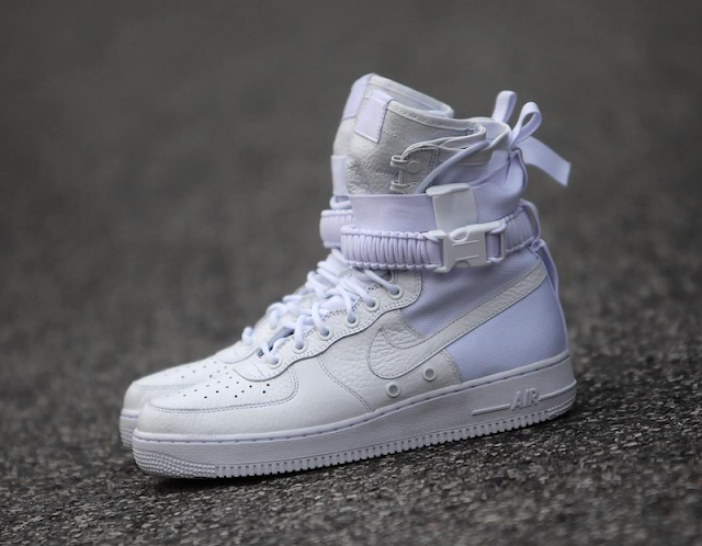 All About Sneakers: THE NIKE SF-AF1 “TRIPLE WHITE” RELEASING AT FOOT LOCKER