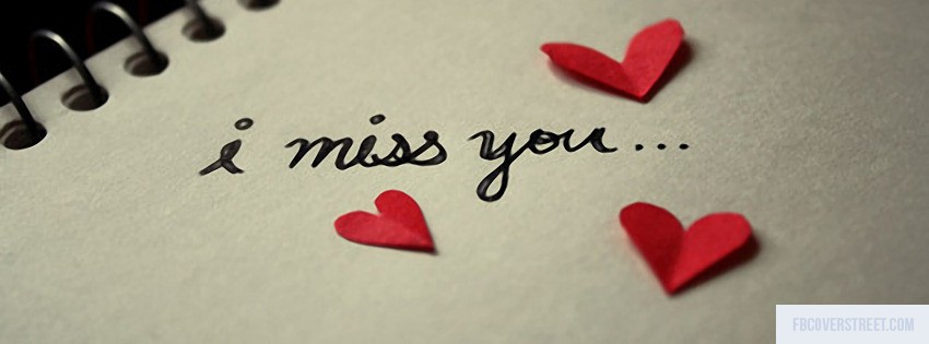 Ảnh bìa I Miss You, ảnh bìa facebook I Miss You cực đẹp