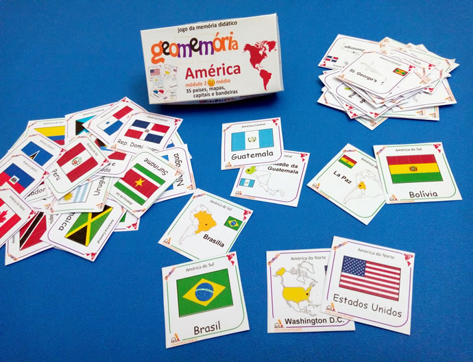 Encontre os Países da América Latina - Jogo Educativo - Mundo da