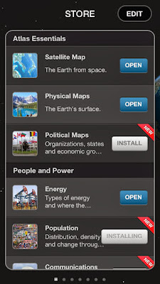 تحميل وشرح تطبيق الخرائط المميز للأي فون والأي باد والأي بود أطلس Atlas by Collins™2.0.1-iOS-IPA