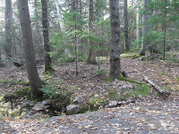 Carriage Path entrance to Eagle Lake Compound Ruins - Rinemold Arches in Acadia