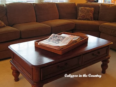Coffee Table Fall Vignette Pottery Barn Inspired Calypso In