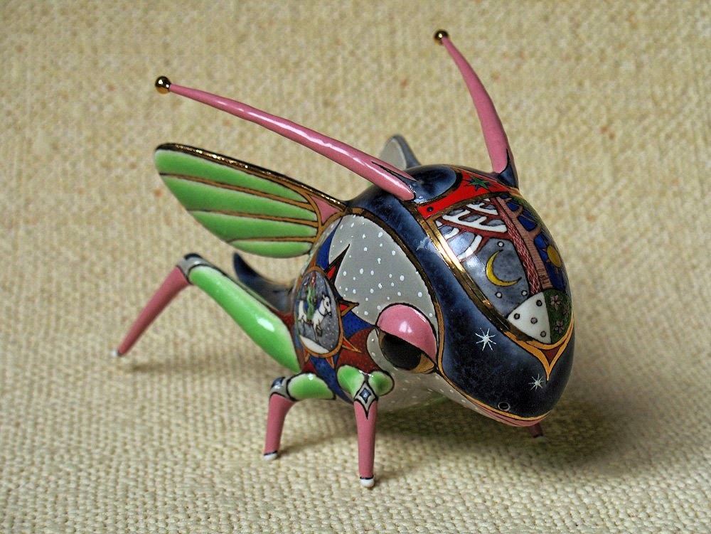 Porcelain and ceramic painted sculpture (20 photos) PHOTOS0