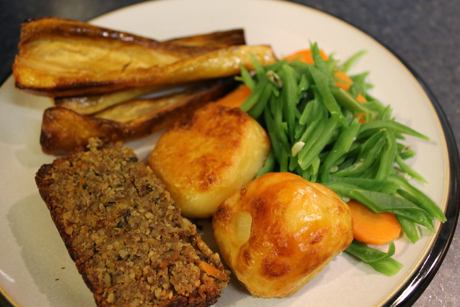 We Don't Eat Anything With A Face: Carrot, Parsnip and Nut Roast (Vegan)