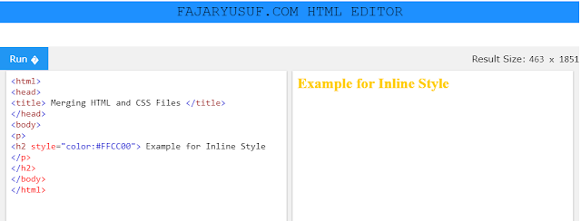 How to combine HTML with CSS