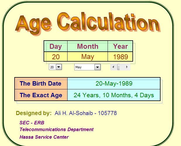 Age Calculator Urdu Hindi Tutorial Urdu Hindi Video Tutorial 