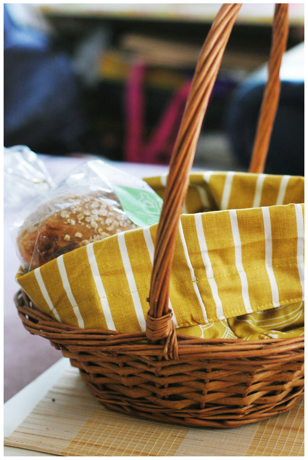 A gift from dear friend Ikea bread storage bag