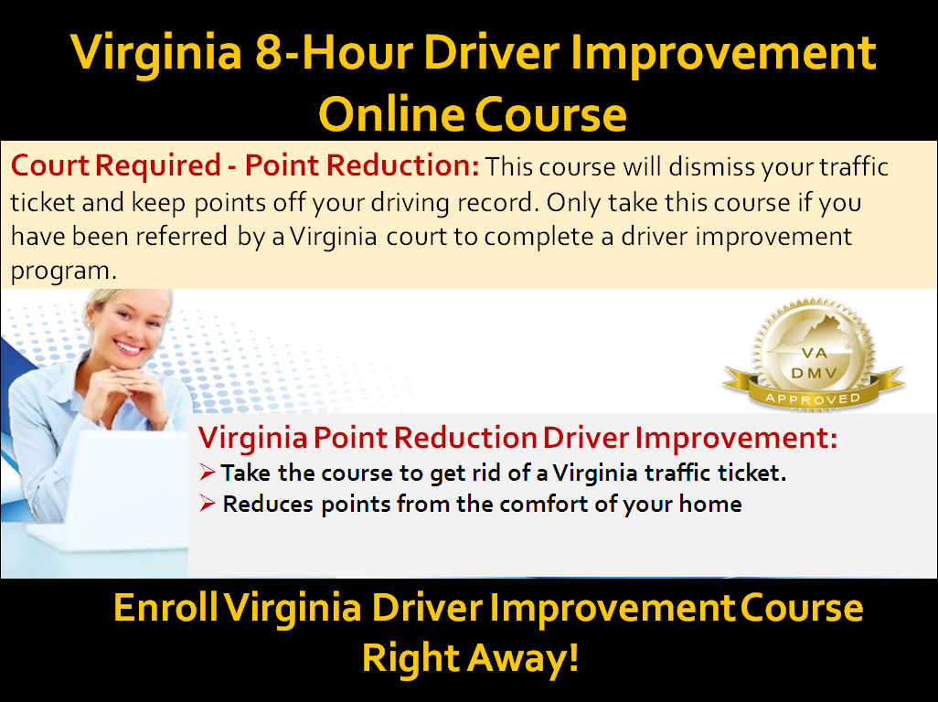 Virginia Driver Improvement Course Online Driver Improvement Course