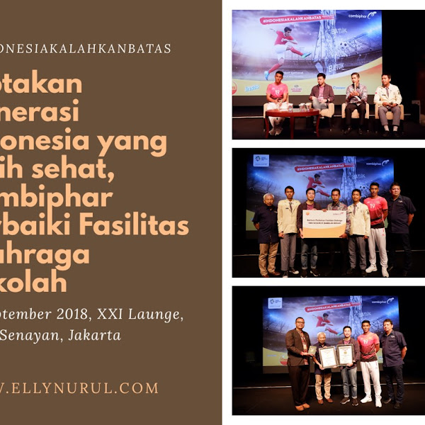 Ciptakan Generasi Indonesia yang Lebih Sehat, Combiphar Perbaiki Fasilitas Olahraga Sekolah