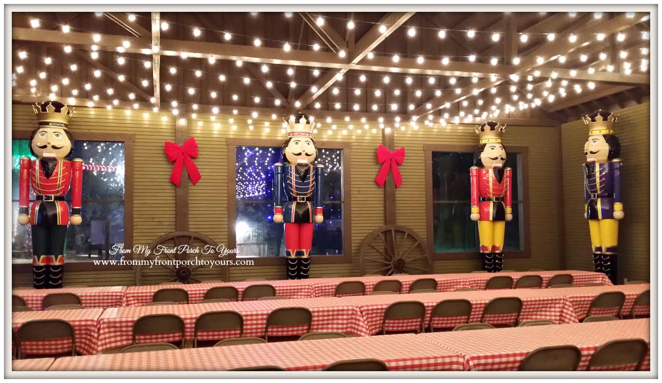 Santa's Wonderland College Station- HUGE Nutcrackers-From My Front Porch To Yours