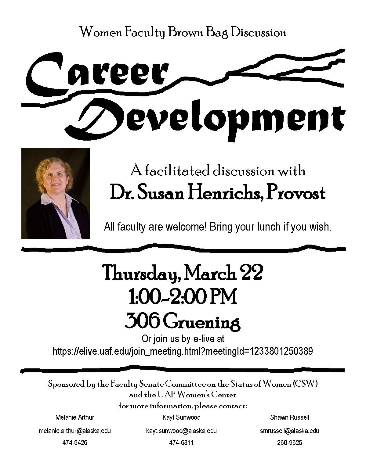 What's Happening Women Faculty Brown Bag Discussion