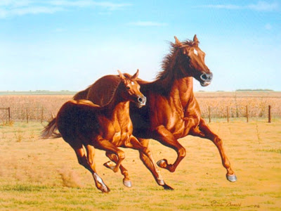 caballos-pintados-en-oleo