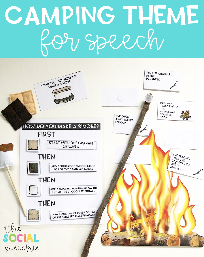 Camping in Speech Mixed Group Activities for Speech and Language The