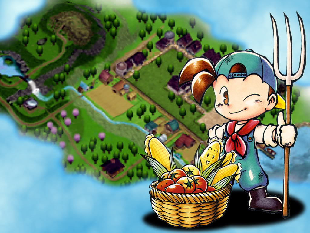 Harvest moon back to nature for girl iso psx
