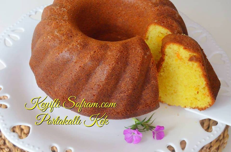 KEYİFLİ SOFRAM PORTAKALLI KEK TARİFİ