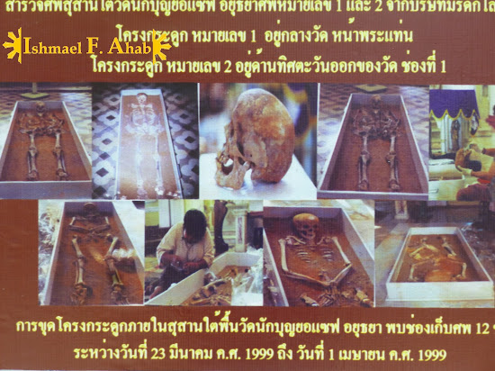 Archaeological finds in St. Joseph Church, Ayutthaya Historical Park