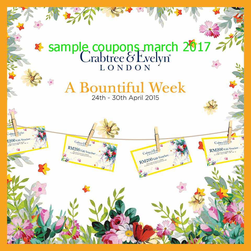 Free Promo Codes and Coupons 2021 Crabtree & Evelyn Coupons
