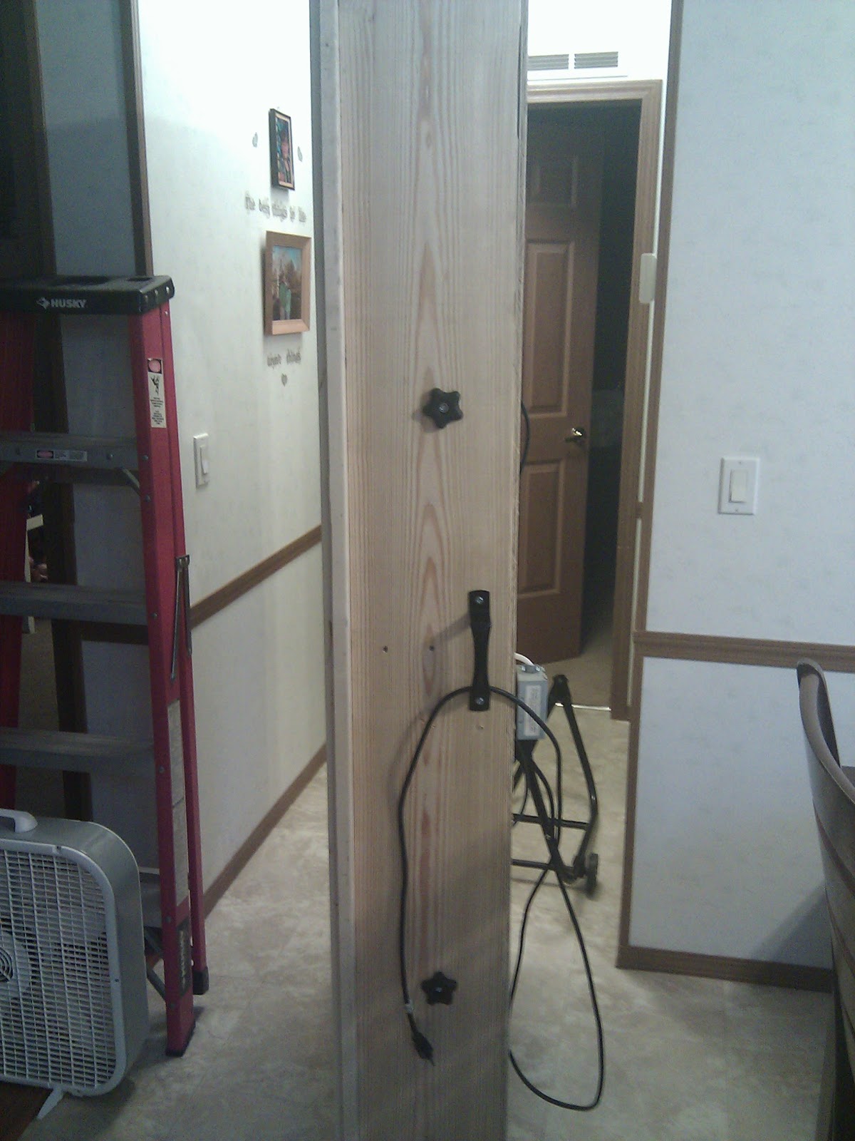 Buddy's blog Whole House Fan for a Standard Sliding Glass Door.