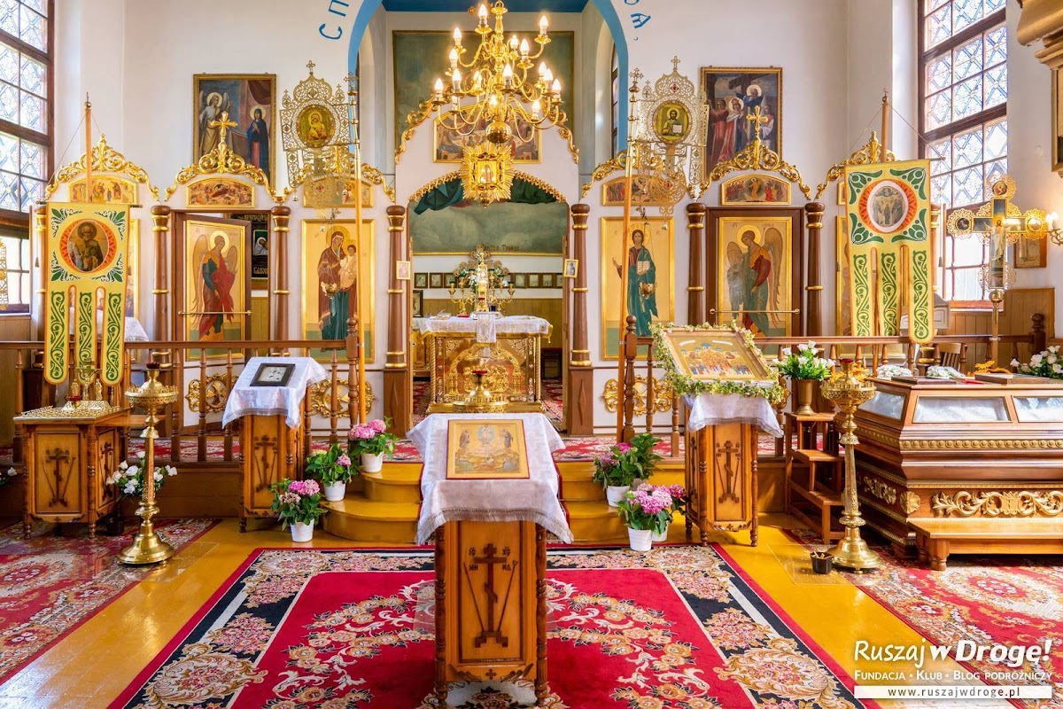 Wnętrze cerkwi prawosławnej w Mrągowie