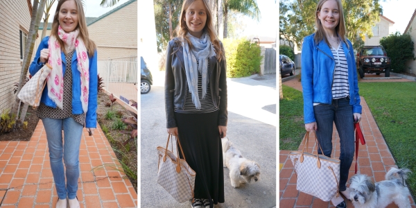 Louis Vuitton Favorite PM Damier Azur, Review, 8 Ways to wear, WIMB