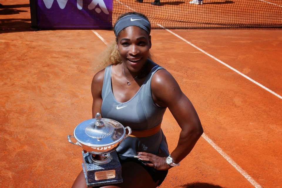 Serena Williams conquista Roma por tercera vez