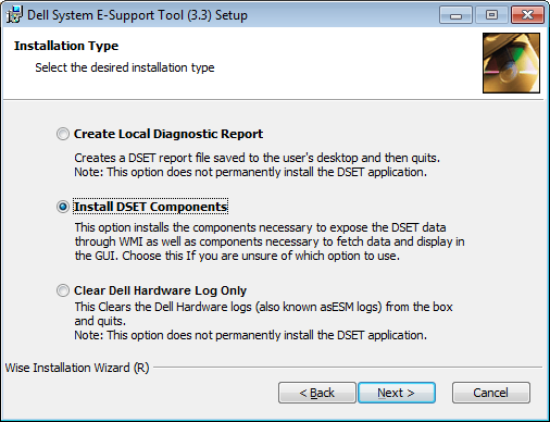 Instalación DSET sobre Windows