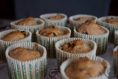 Muffin salati noci e pomodori secchi