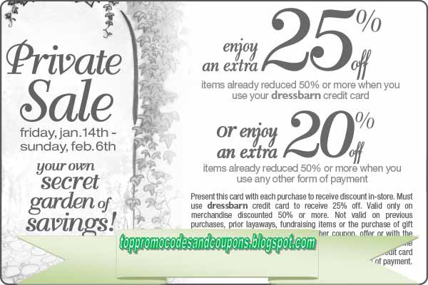 dressbarn printable coupons
