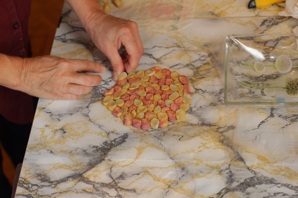 Мастер-класс от Ольги Огородниковой. Квадратная тарелка в технике ...