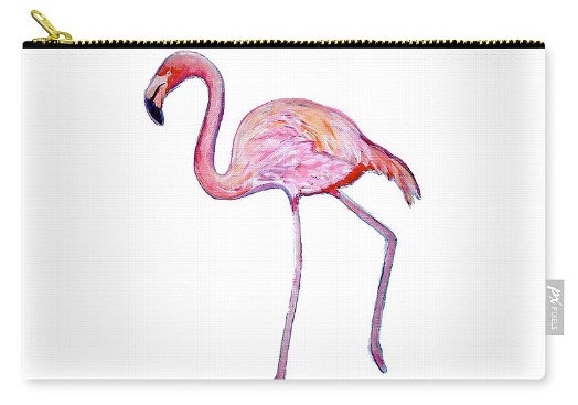 Blushing Pink Palm Pouch
