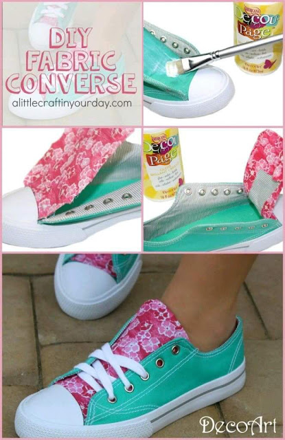 DIY: IDEAS PARA DECORAR MIS ZAPATILLAS by maquillajebellezamujer.blogspot.com