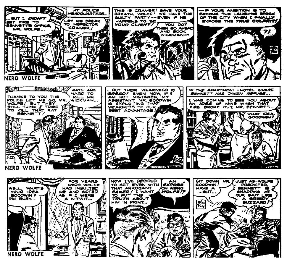 doctor who loved comics: nero wolfe-a comic presentation